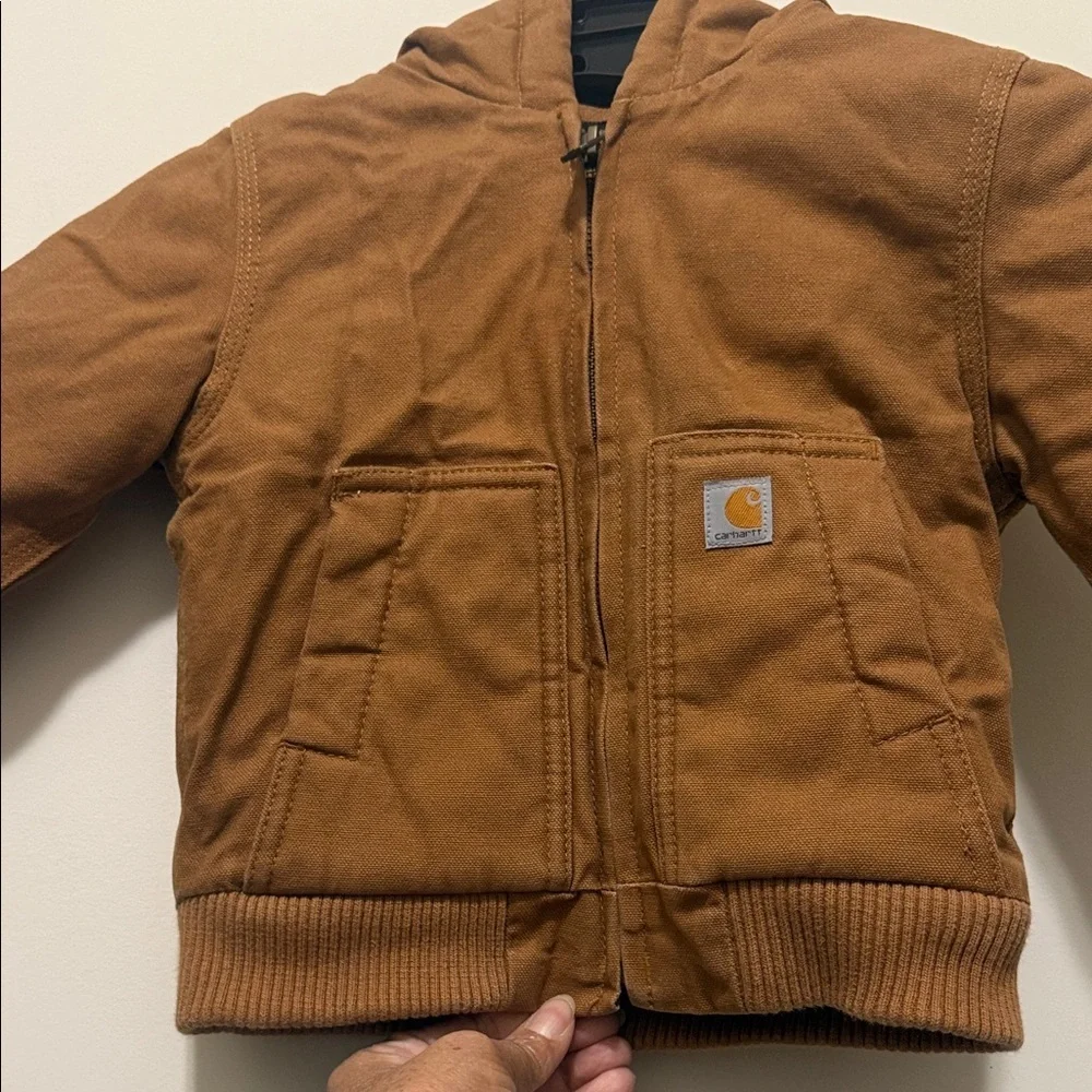 Carhartt Tan Hooded Jacket